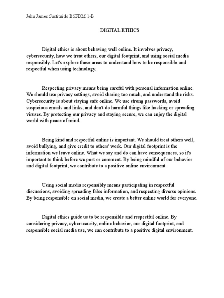 Digital Ethics PDF