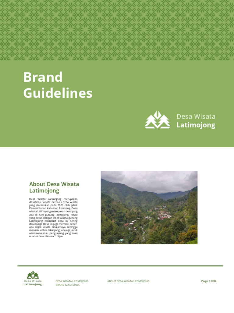 Pedoman Branding Desa Wisata Latimojong | PDF