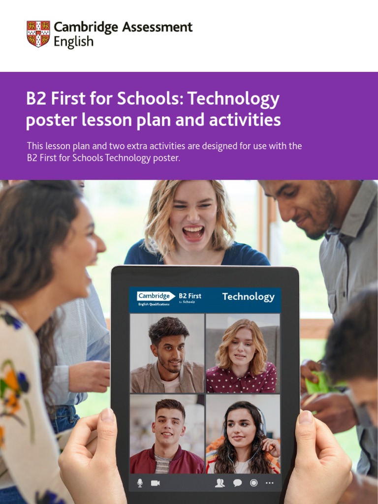 B2 First for Schools Technology Lesson Plan | PDF | Lesson Plan | Word