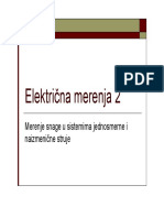 4 - Merenje Snage U Sistemima Jednosmerne I Naizmenicne Struje