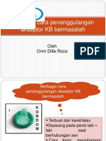 Berbagai Cara Penanggulangan Akseptor KB Bermasalah