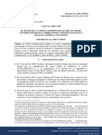 Sentencia No. 1205-17-EP/22: Juez Ponente: Jhoel Escudero Soliz