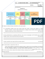 PROVA - AE1 - HIS - 6ºANO Questões Abertas