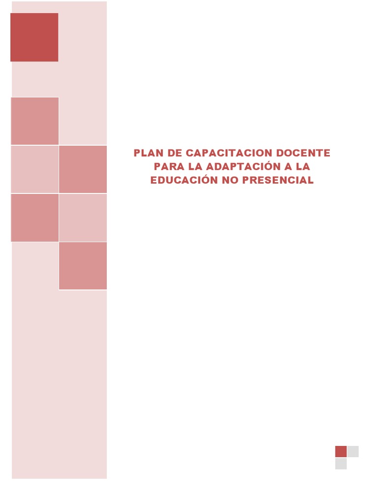 S13-Modelo de Un Plan de Capacitación | PDF | Maestros | Enseñando