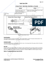 06-fc2554 Exhaust Pressure Sensor Circuit - Data Erratic, Intermittent, or Incorrect