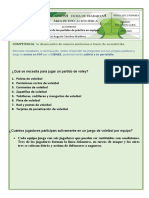 UNIDAD II SESION 5 FICHA DE TRABAJO 5 Participamos de Los Partidos de Practica en Equipos