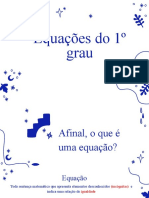 Equações Do 1º Grau