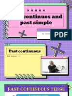 Past Continuous and Past Simple - Object Prnouns