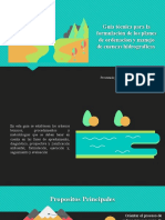 Formulación de Los Planes de Ordenamiento y Manejo de Cuencas Hidrograficas