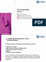Diapositivas Investigacion y Analisis de Mercados I Semana 4