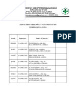 Jadwal Piket Pam Objek Wisata Panyaweuyan 2023