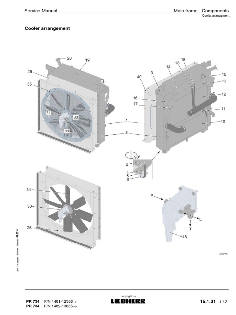 01 Cooler or Radiator Arrangement | PDF