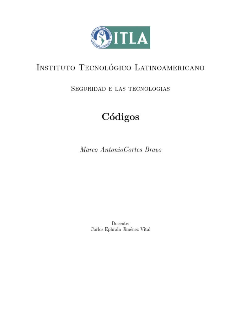 Codigos | PDF | Cifrado | Ecuaciones