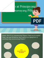 Konsepto at Prinsipyong Pilipino: Pagkamamamayang