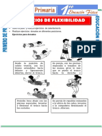 Ejercicios de Flexibilidad para Primero de Primaria