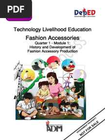 TLE 9-10 Fashion and Accessories Q1 - M1 For Printing