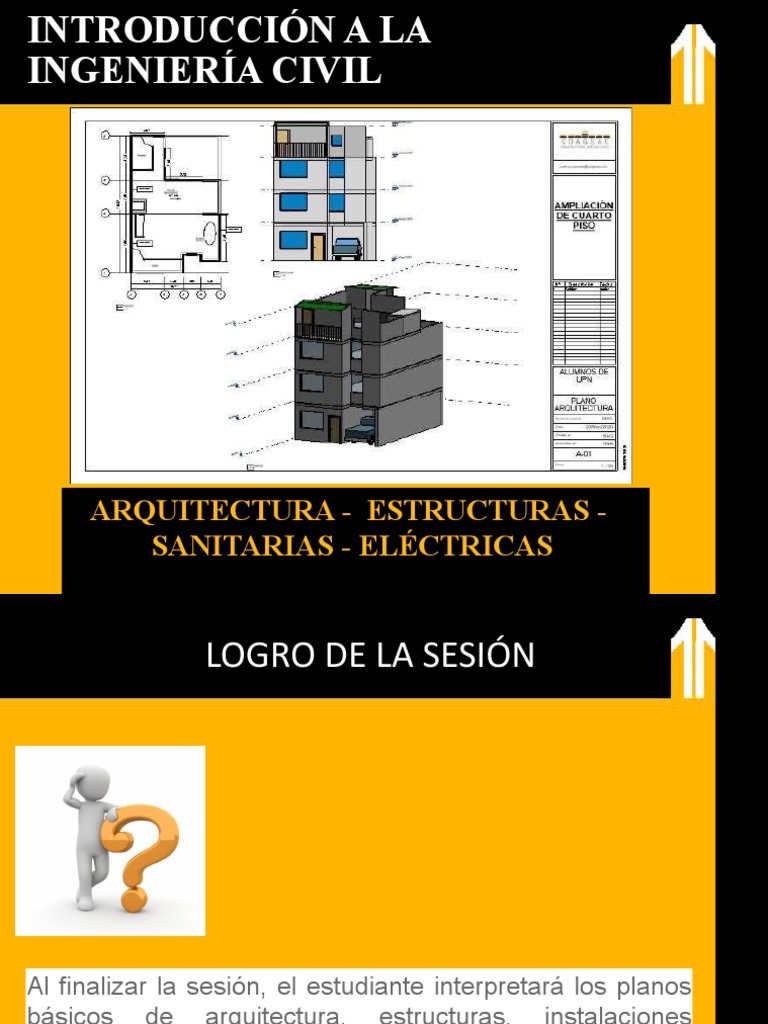 Lectura de Planos en Ingeniería Civil | PDF | Arquitecto | Ingeniero civil