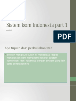 Sistem Kom Indonesia Part 1