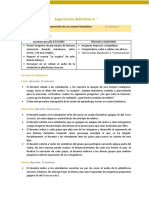 Sugerencias Didácticas 4. °: Unidad 2 - Sesión 1: La Narración de Un Cuento Fantástico