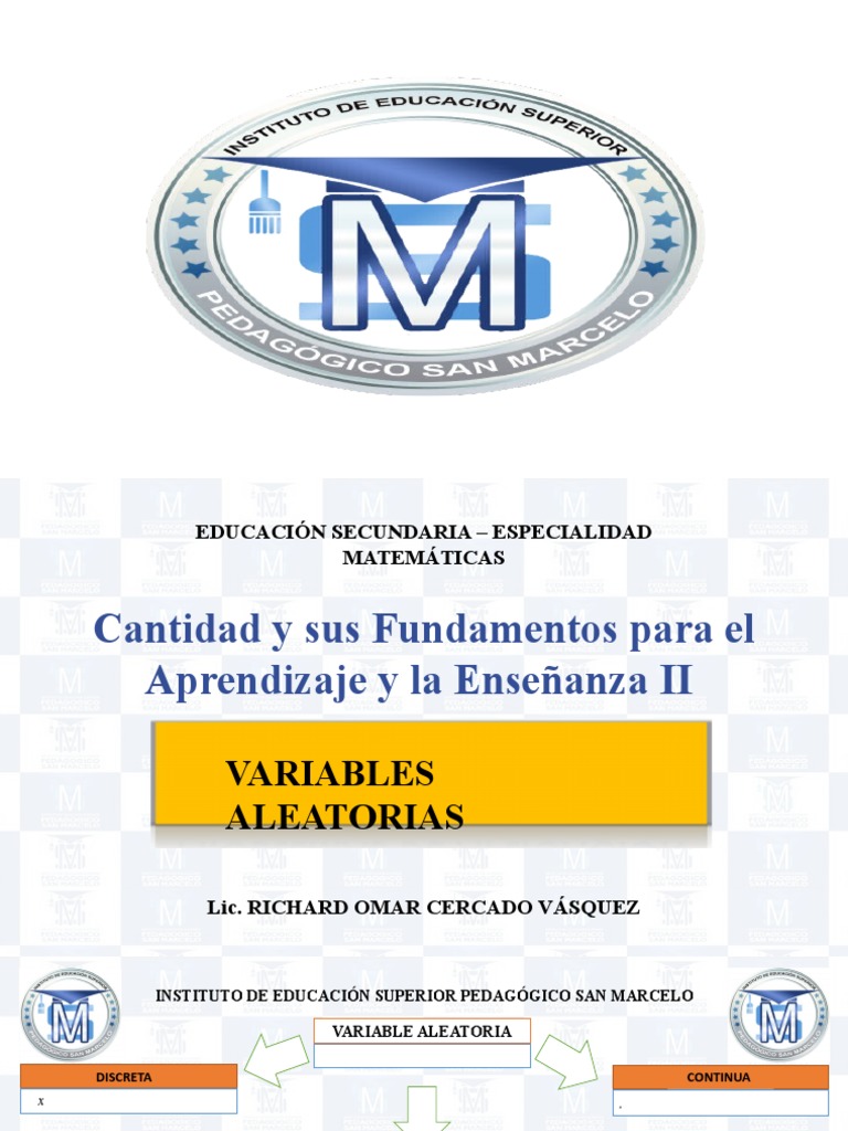 Variable Aleatoria Pdf Variable Aleatoria Probabilidad