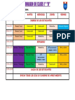 Horario de Clases PPFF