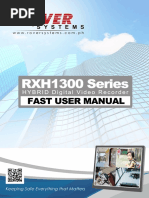 RXH1300 Series Fast User Manual