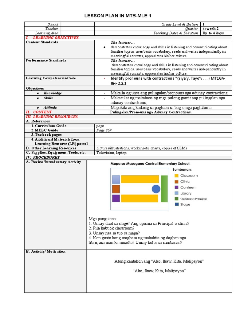 MTB 1 Quarter 4 Week 2 | PDF