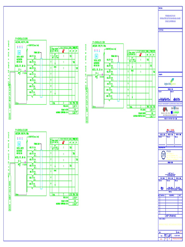 Wiriing Single Line Diagram | PDF