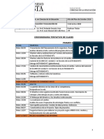 Cronograma Fhm212-Formulación y Evaluación de Proyectos Educ - 2022