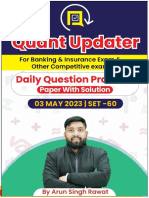 Quant Updater SET60 03 May Maths by Arun Sir