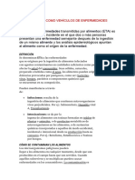 Los Alimentos Como Vehículos de Enfermedades