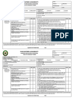 FEU - Health Checklist Form