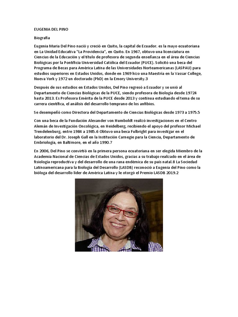 Eugenia Del Pino | PDF