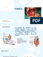 Tiroidectomía y Parotidectomía