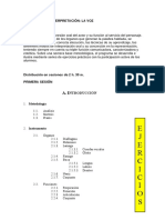 Tecnica Interpretacion Voz