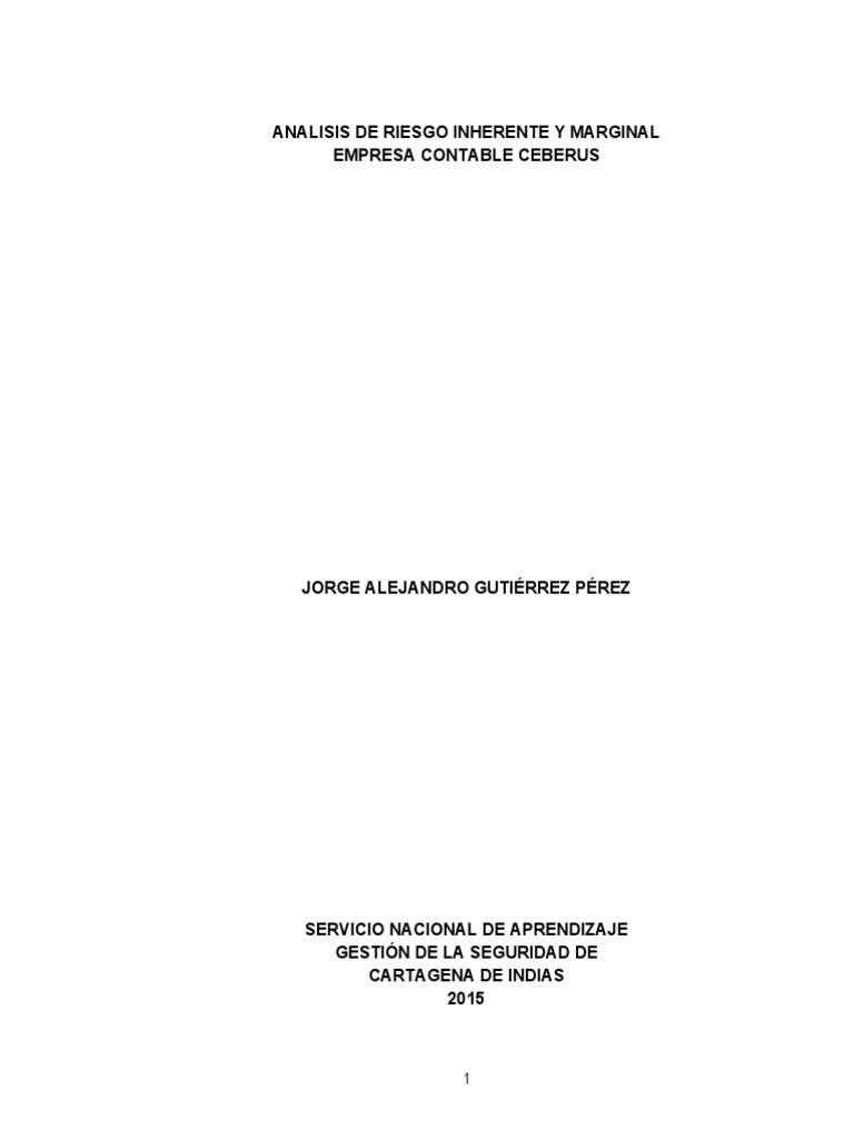 Análisis de Riesgos en Seguridad Informática | PDF | La seguridad ...