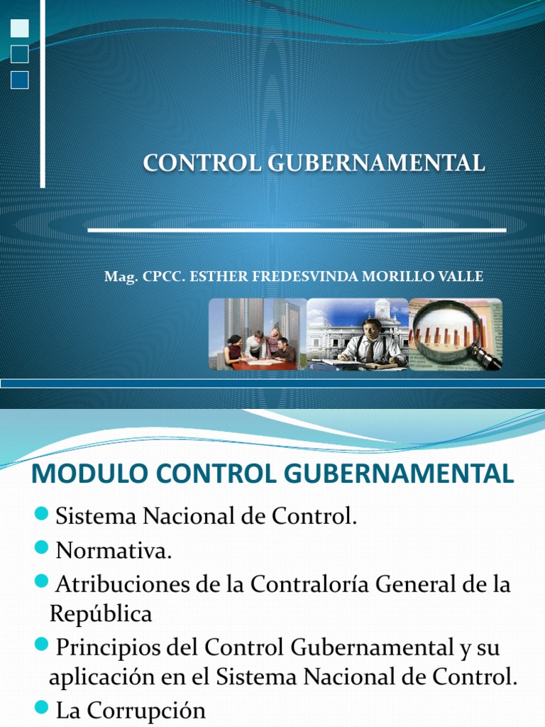 Control Gubernamental en Perú | PDF | Auditoría | Gobierno