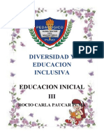 Diversidad y Educacion Inclusiva