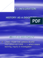 MODULE 1 Integration PPT..PPT English History As Discipline