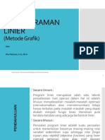 Materi 4 Riset Operasi 20212022 (Pemrograman Linier Metode Grafik)