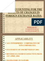As-11-Accounting For The Effects of Changes in Foreign Exchange Rates