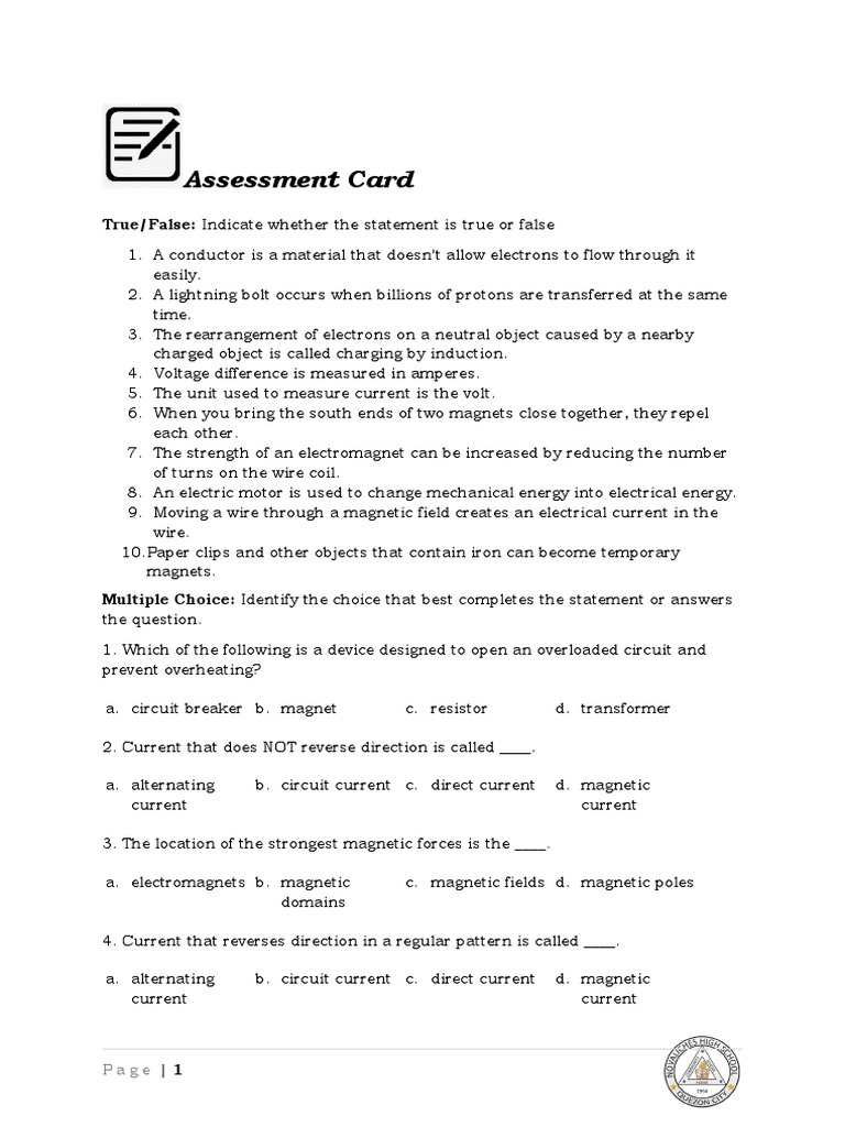 General physics 2 q1 las 5 pdf magnetic field electricity