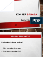 Konsep Bahasa