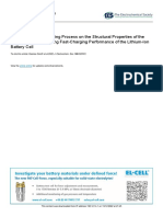 Effect of The Slurry Mixing Process On The Structural Properties of The Anode and The Resulting Fast-Charging Performance of The Lithium-Ion Battery Cell