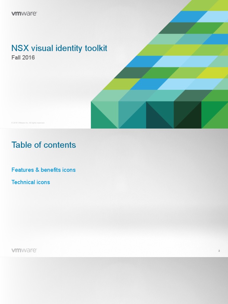 NSX Visual Identity Toolkit 2016 | PDF | Cloud Computing | Server ...