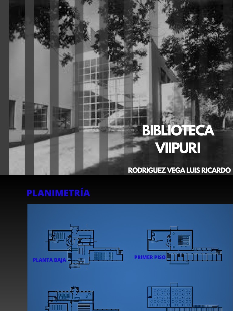 Planimetría de la Biblioteca de Viipuri | PDF | Sótano
