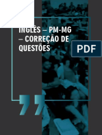 Inglês - PM-MG - Correção de Questões