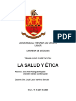 La Salud y Etica