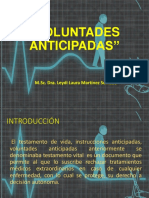 Voluntades Anticipadas, Derechos Fundamentales y Eutanasia