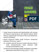 Fungsi Konsumsi Dan Tabungan